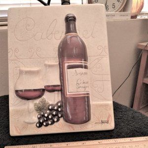 Bottled Wine glassed wall decore glazed